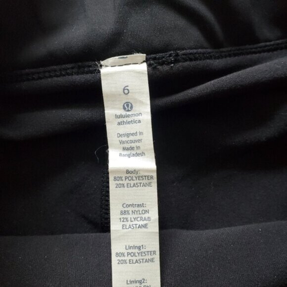 Lululemon Runderful Pant Dramatic Static Slate Black Size 6 - Picture 9 of 9